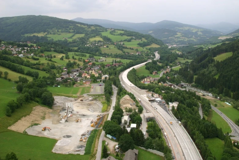 Autobahnabschnitt bei Trebesing